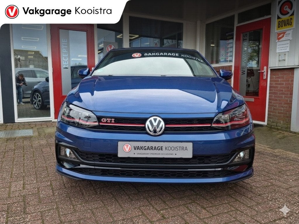 Volkswagen Polo 2.0 TSI GTI|DSG|Carplay|Virtual|ACC, 12 maanden, Stof, Gebruikt, Zwart