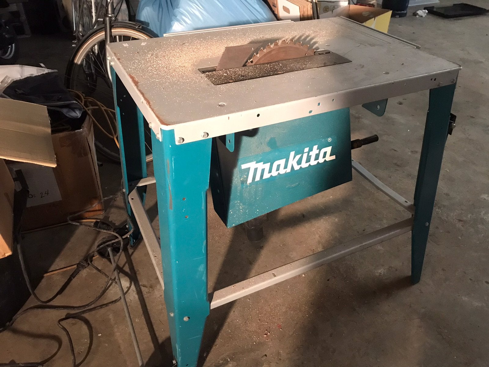 Zaagtafel Makita vaste prijs 100,-, Ophalen, Gebruikt, 70 tot 120 cm