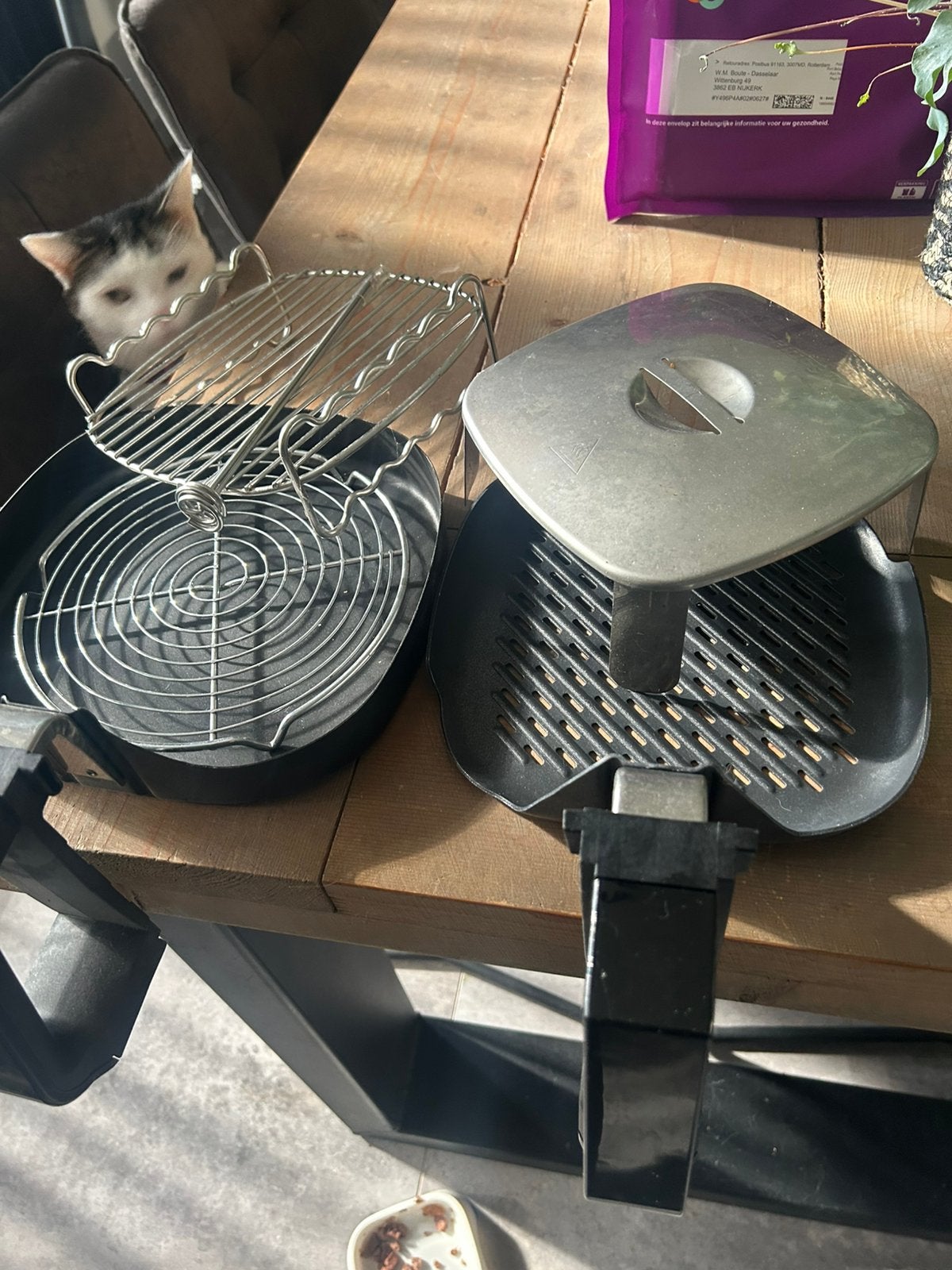 Philips airfryer onderdelen en evt oude werkende, Ophalen, Gebruikt, Airfryer