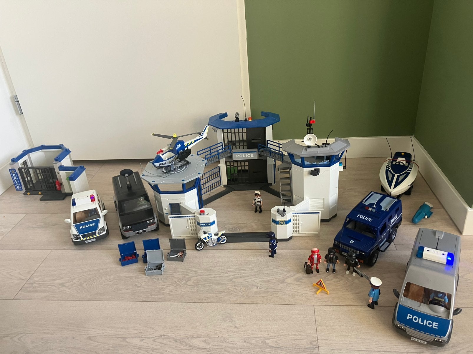Playmobil politie bureau, Kinderen en Baby's, Speelgoed | Playmobil, Ophalen, Zo goed als nieuw