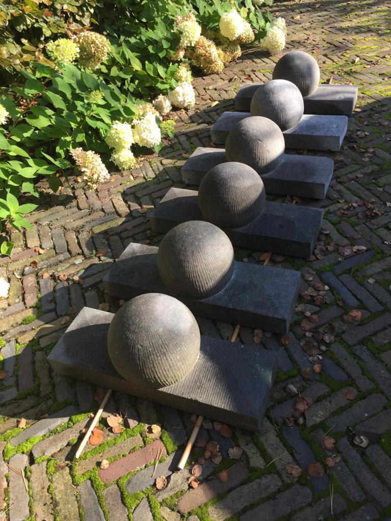 Echte belgische arduinen dekstenen, Ophalen of Verzenden, Rond, Minder dan 25 cm, Minder dan 40 cm