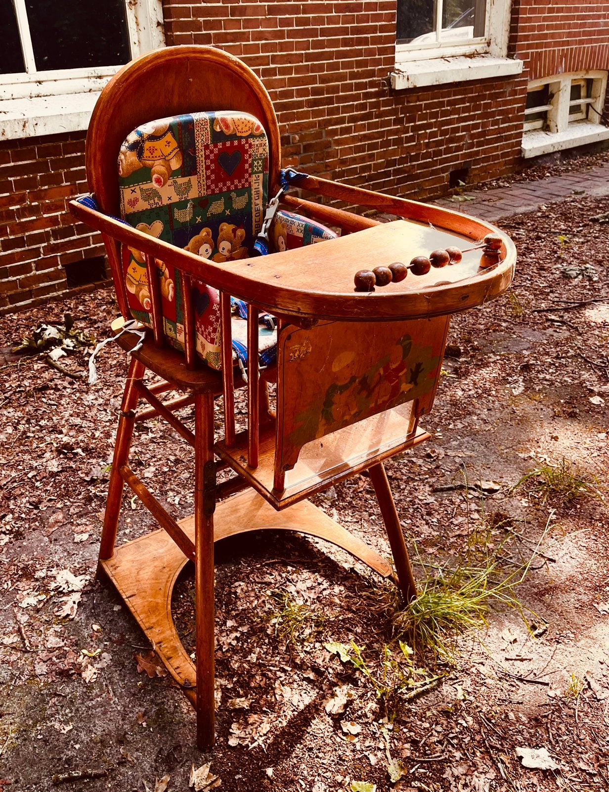 Prachtige nostalgische kinderstoel, Ophalen, Gebruikt, Meegroeistoel