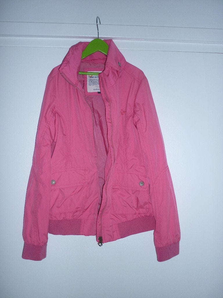 Regenjas Roze - Tommy Hilfiger / meiden jas, Jongen of Meisje, Ophalen of Verzenden, Jas, Tommy Hilfiger