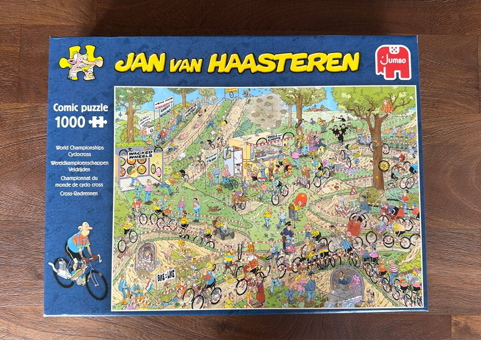Jan van Haasteren - WK veldrijden (1000 stuks), Hobby en Vrije tijd, Ophalen, 500 t/m 1500 stukjes, Zo goed als nieuw