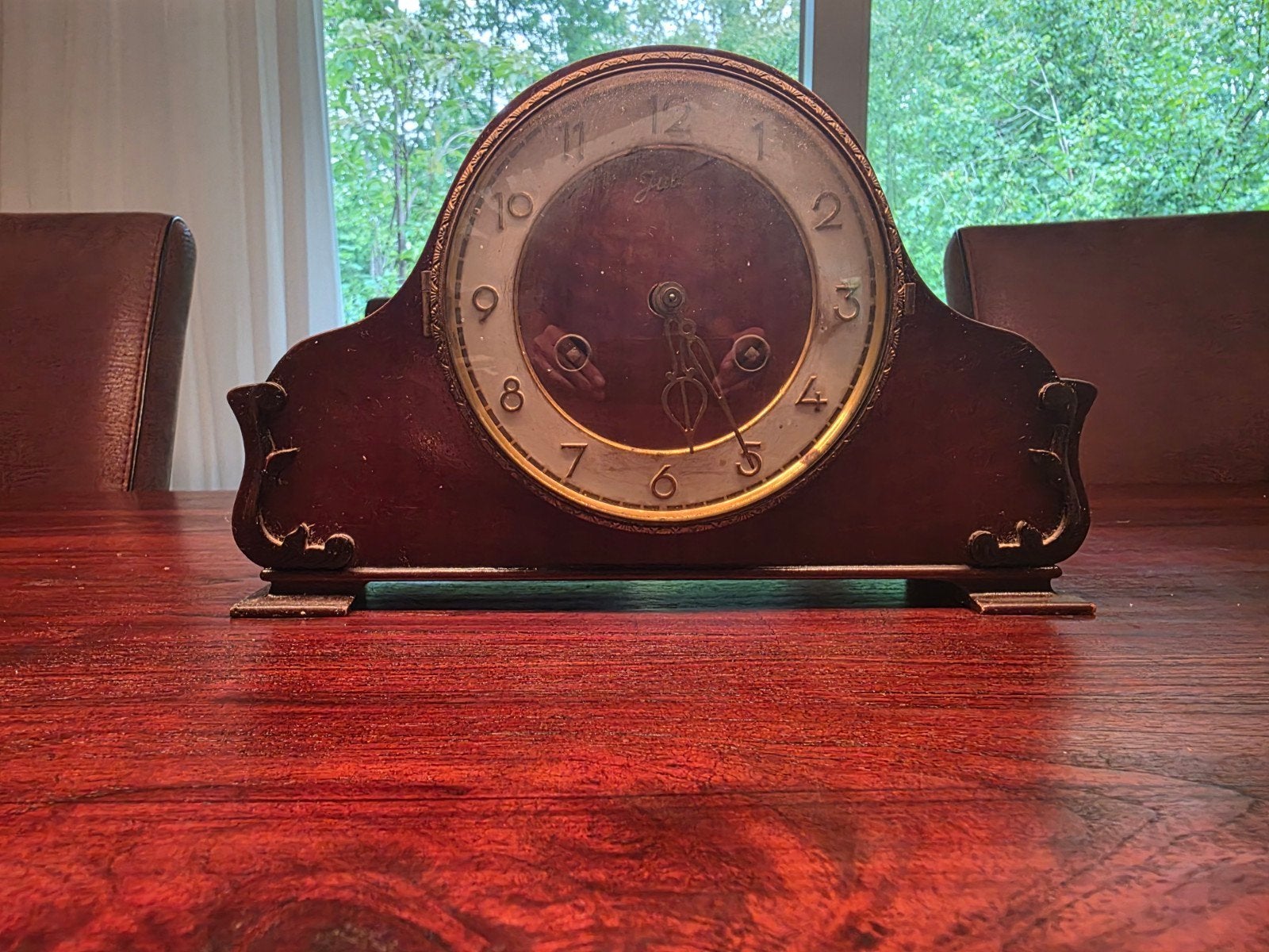 Authentieke Juba pendule, werkend, jaren '20-'30, Ophalen of Verzenden