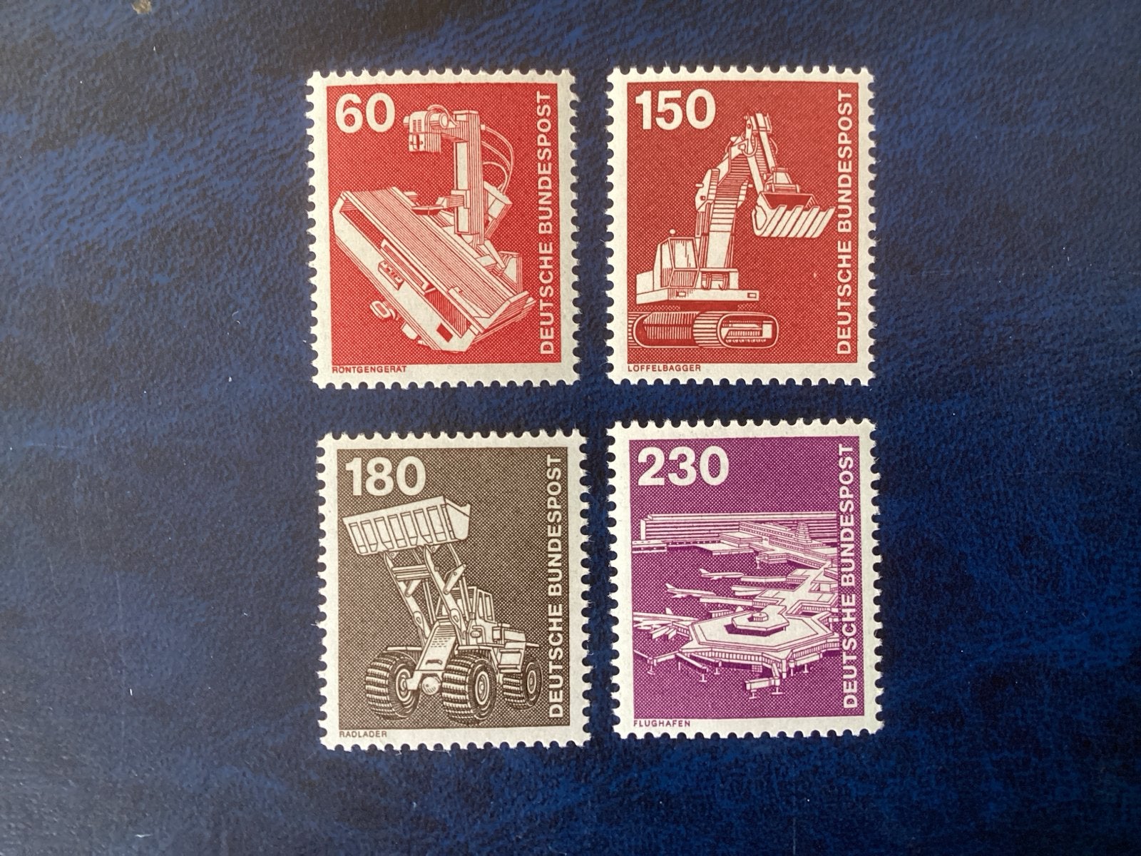 Duitse Bundespost postzegels - postfris, Ophalen of Verzenden, BRD, Gestempeld