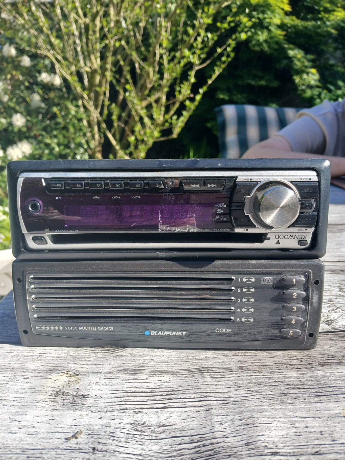 Auto radio merk kenwood en blaupunkt auto cd wisselaar, Ophalen of Verzenden