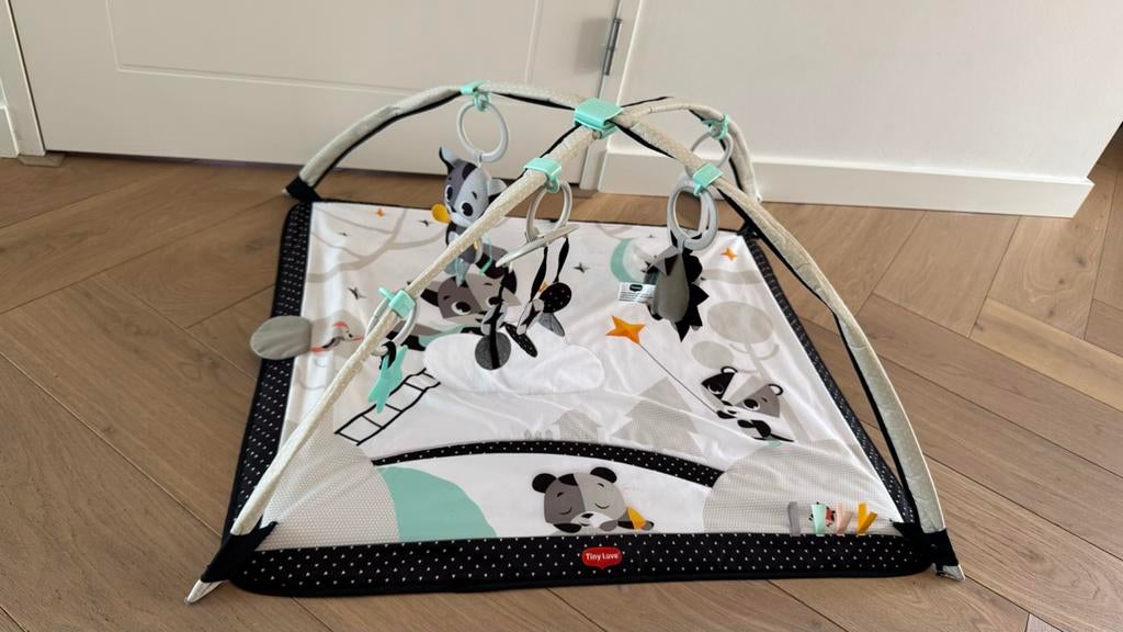 Tiny Love Babygym Gymini - Zwart Wit - 0-1 jaar, Kinderen en Baby's, Speelgoed | Babyspeelgoed, Ophalen, Zo goed als nieuw, Babygym