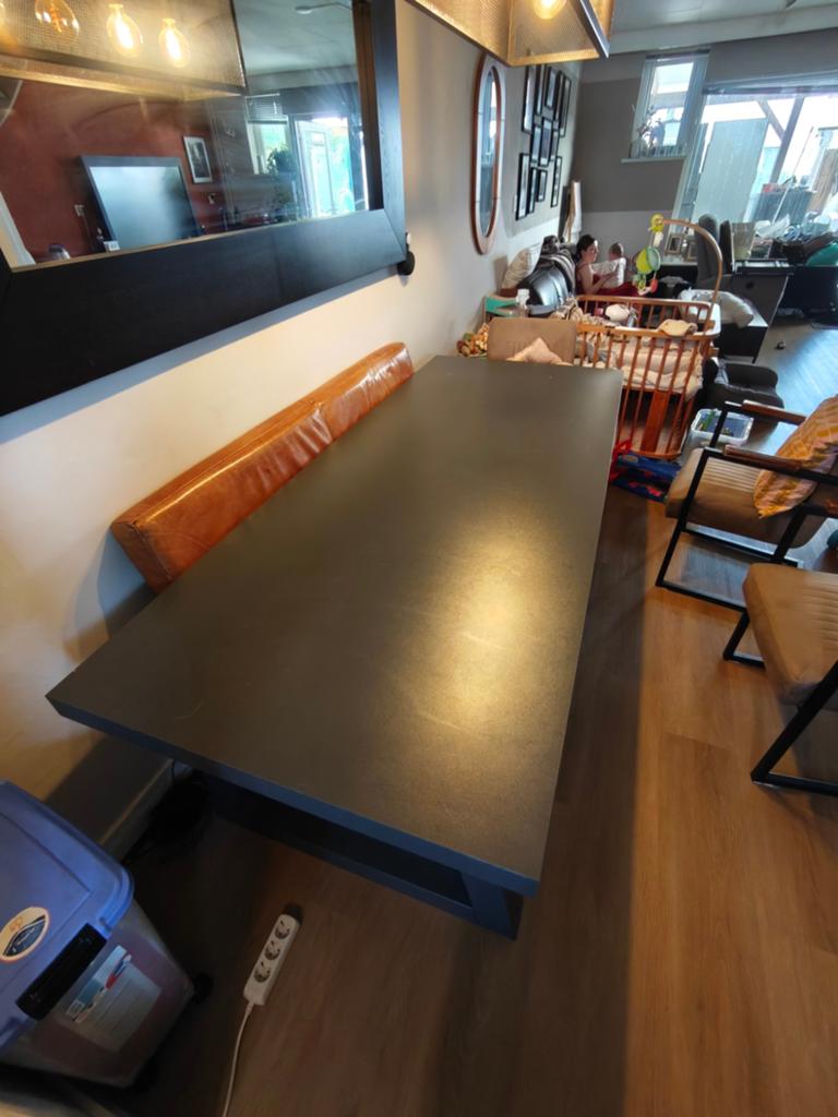 Eettafel 6-8 mensen gratis, Ophalen, Gebruikt, Rechthoekig, 50 tot 100 cm