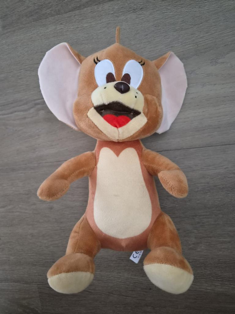 Nieuwe Jerry knuffel (Tom & Jerry) - circa 25 cm, Kinderen en Baby's, Speelgoed | Knuffels en Pluche, Muis, Overige merken, Overige karakters