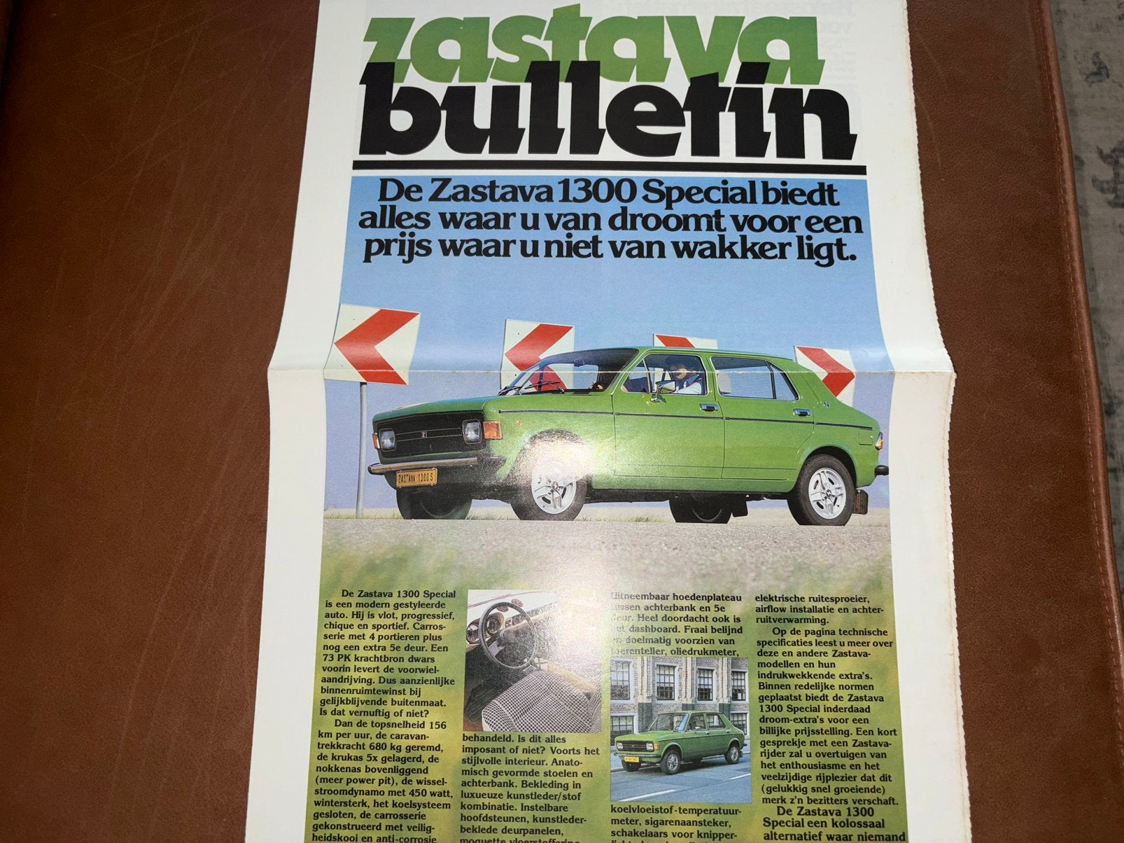 Folder Zastava bulletin (Zastava 1100,1300), Ophalen of Verzenden, Gelezen