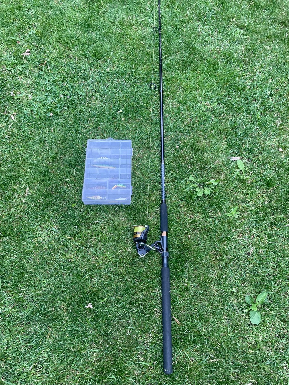 Complete vishengelset: DLT Pursuit 2.70m met Shimano FX C300, Ophalen, Zo goed als nieuw, Complete hengel
