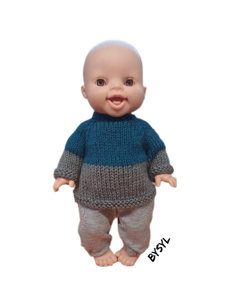 poppenkleding voor jongenspop 34-36 cm, Ophalen of Verzenden, Nieuw, Babypop