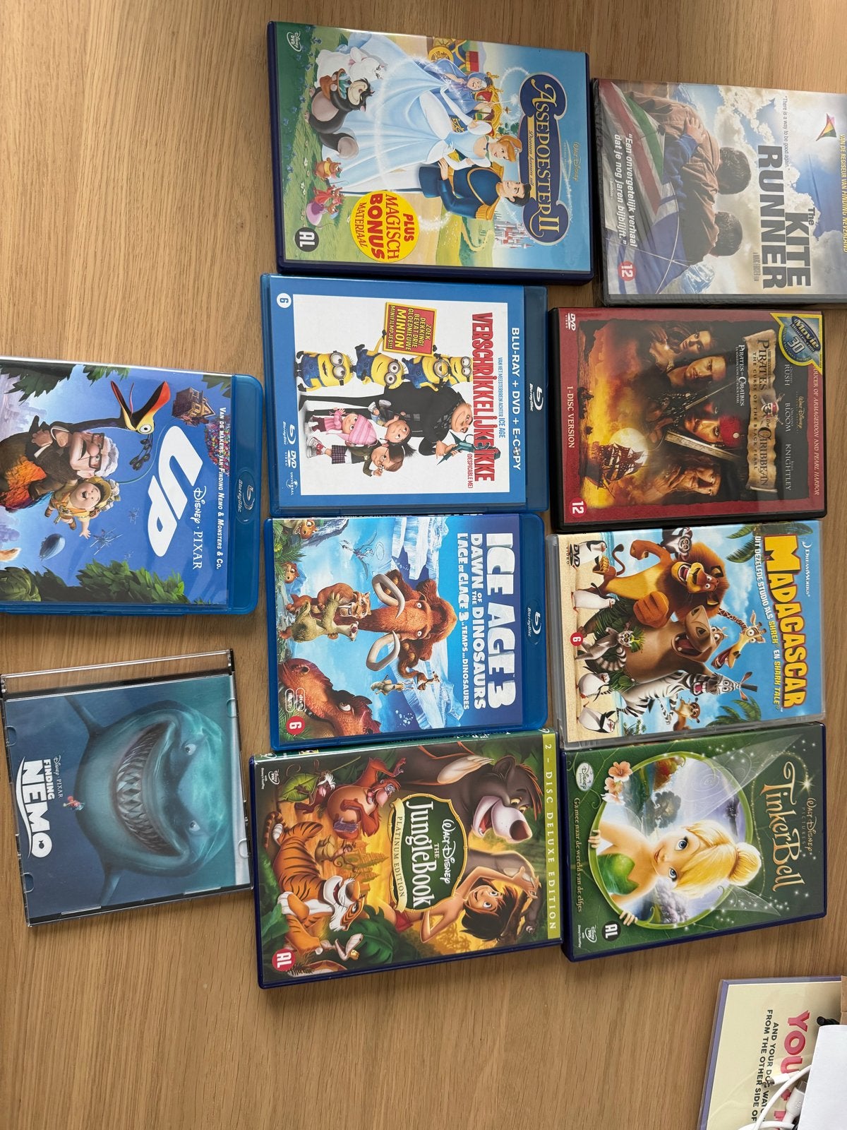 Grote collectie Blu-rays en dvd's: Disney, Pixar, animatie, Animatie, Alle leeftijden, Nederlands, Box/collectie