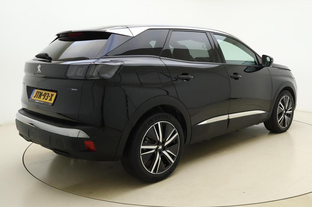 Peugeot 3008 1.6 HYbrid 180 Allure Pack Business | 19 inch |, Auto's, Peugeot, Euro 6, 181 pk, Leder en Stof, Zwart