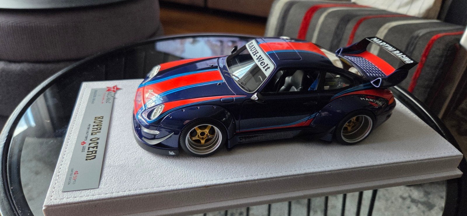 Fuelme Models RWB Royal Ocean Porsche 911 1:18, Hobby en Vrije tijd, Overige merken, Auto, Groter dan 1:32, Ophalen of Verzenden