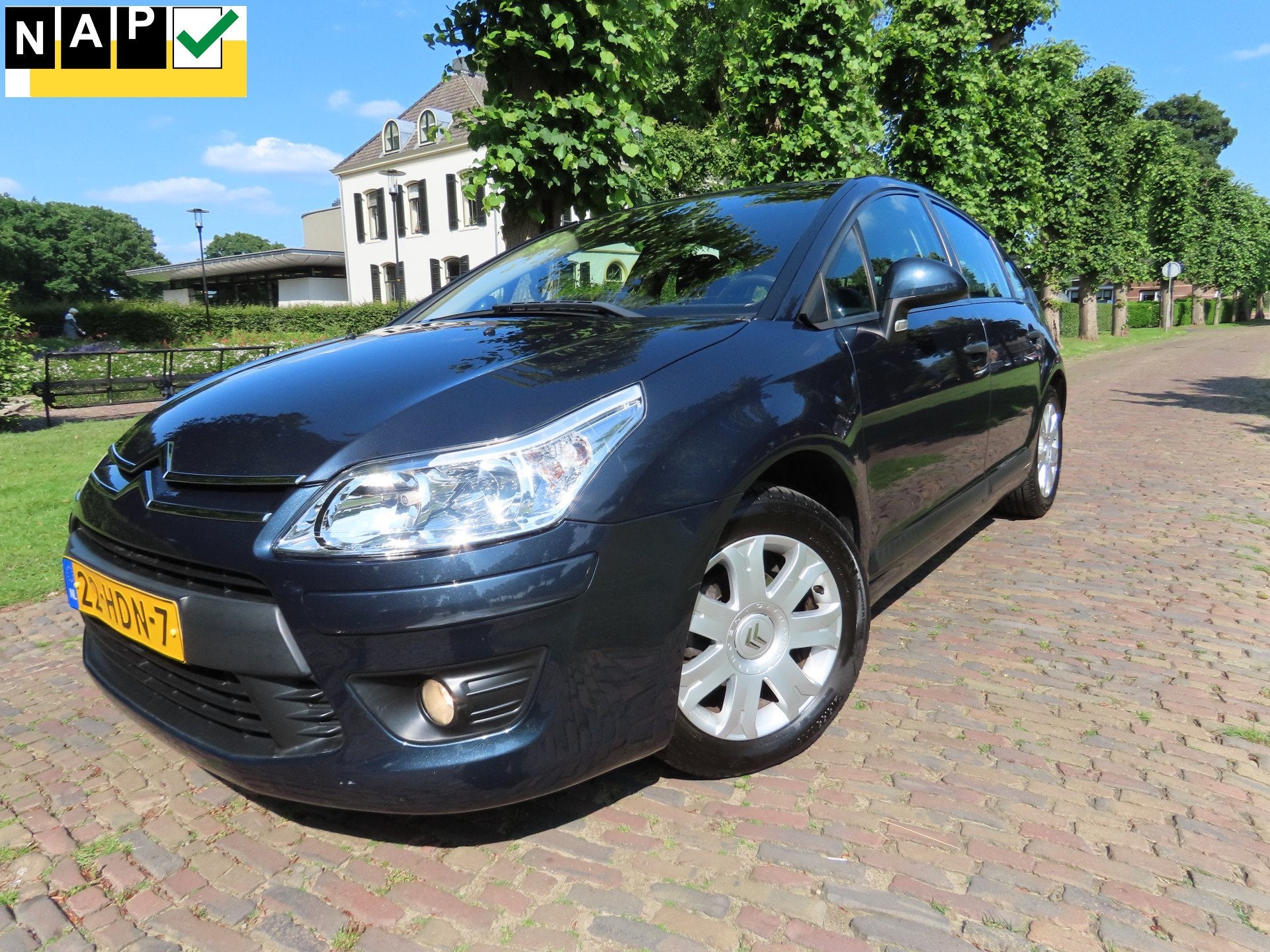 Citroën C4 1.6 VTi Image Ecc Cruisecontrol Pdc LM Velgen Tr, Auto's, Voorwielaandrijving, 4 cilinders, Blauw, Origineel Nederlands