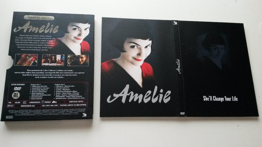 Amelie - Jean Pierre Jeunet - 2dvd Limited Edition, Cd's en Dvd's, Extra's, Verzenden, Alle leeftijden, Nederlands