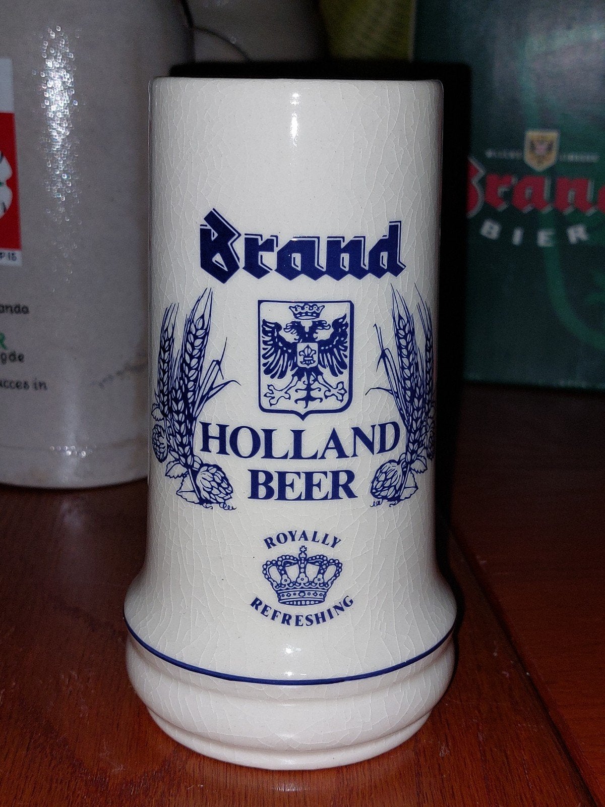 Brand  bier Holland Beer Bierpul - Keramiek, Ophalen of Verzenden, Gebruikt, Pul(len), Brand