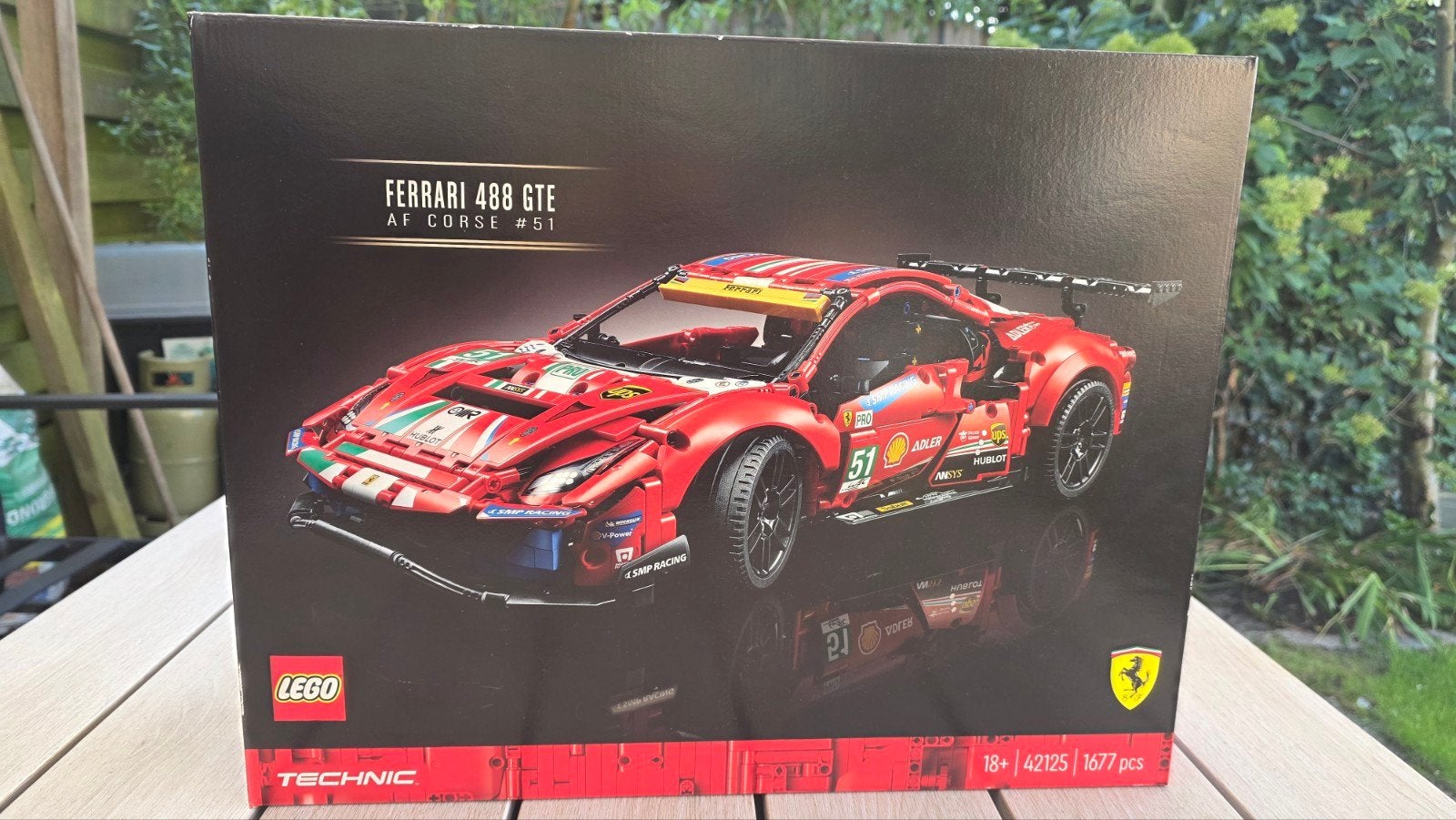 LEGO Technic Ferrari 488 GTE AF Corse #51 (42125), Ophalen, Nieuw, Overige merken