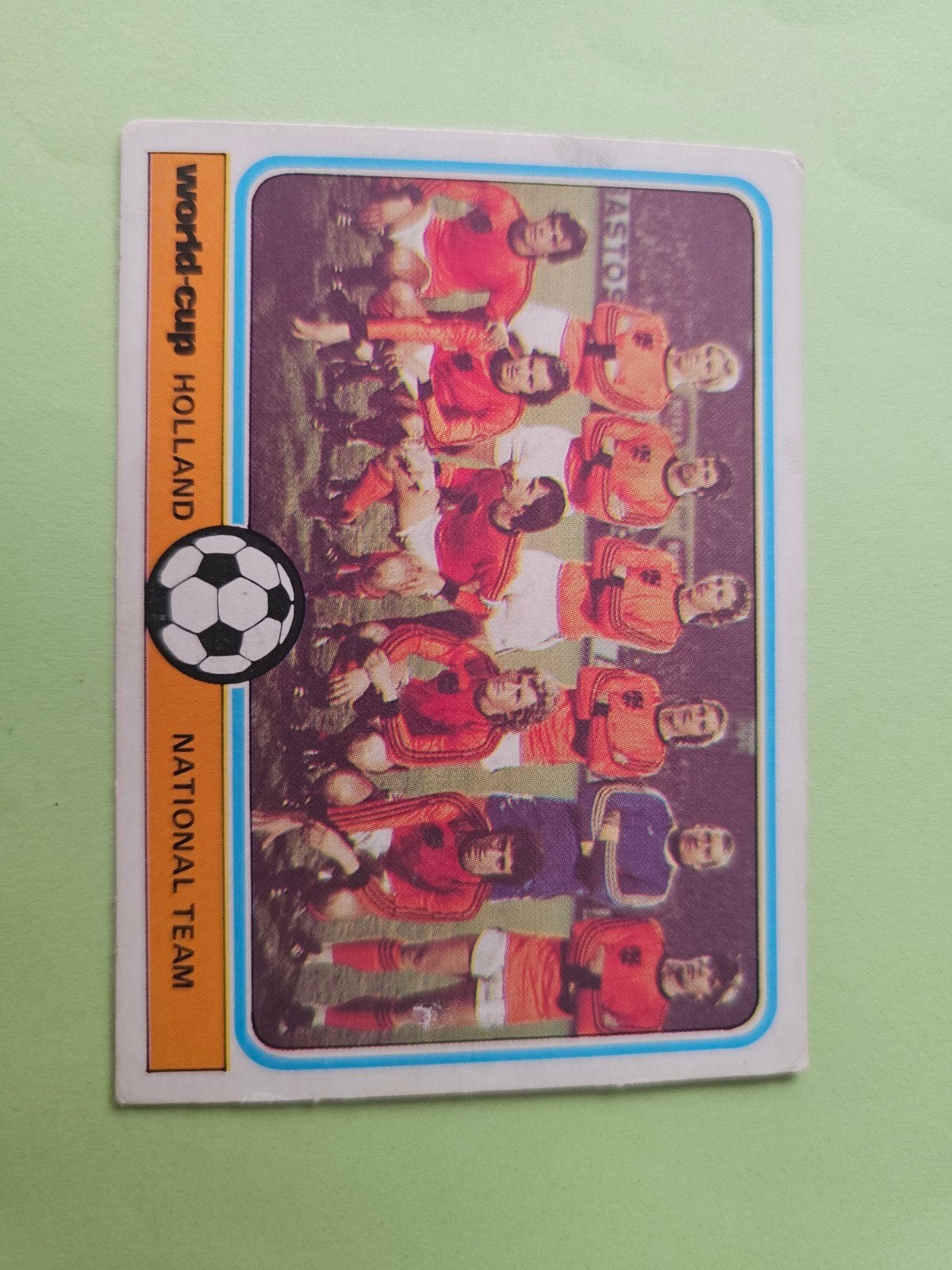 World Cup Holland Team Voetbalplaatje, Ophalen of Verzenden, Gebruikt, Overige binnenlandse clubs, Poster, Plaatje of Sticker