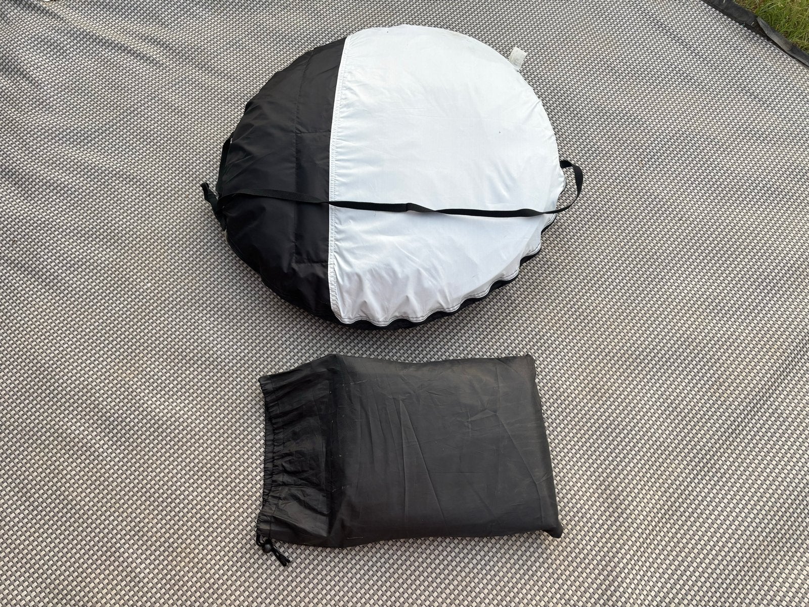 Quechua 2 Seconds 2 Fresh & Black tent met luchtbed, Ophalen, Zo goed als nieuw, Tot en met 2