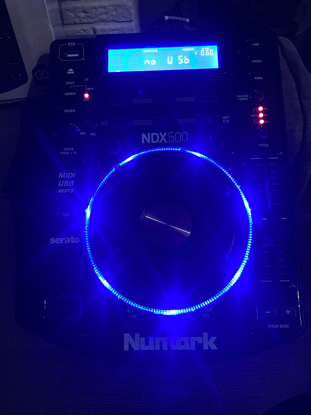 Numark NDX500 DJ-mediaspeler met USB/MIDI/MP3, Muziek en Instrumenten, Dj-sets en Draaitafels, Ophalen of Verzenden, Gebruikt