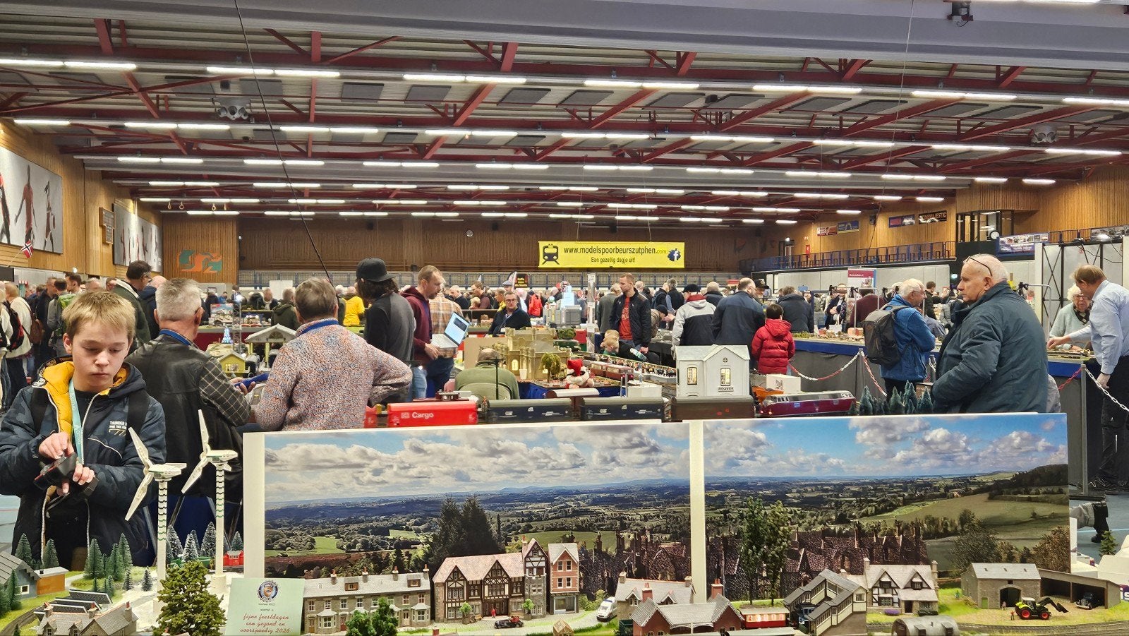 Modelspoorbeurs, Ophalen, Gelijkstroom, Rails, Fleischmann