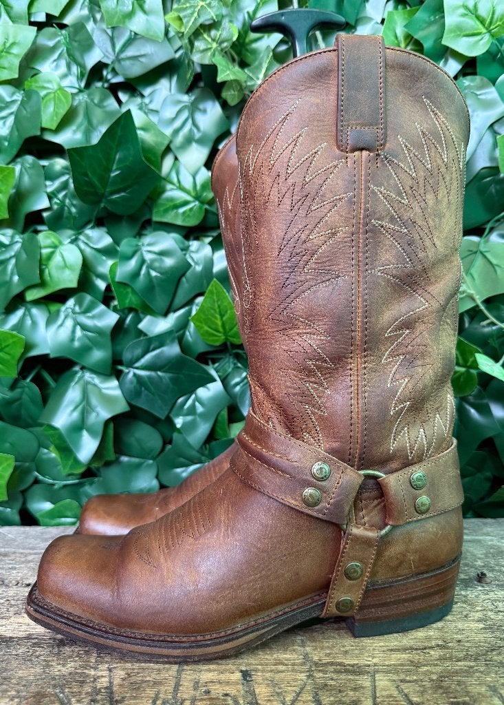 Bijna Nieuwe stoere biker boots van Sendra maat 38, Bruin, Ophalen of Verzenden, Zo goed als nieuw, Sendra