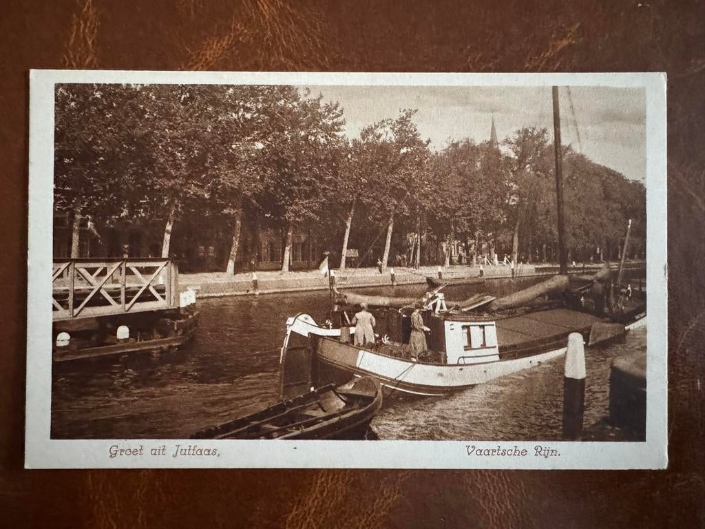 Oude Ansichtkaart Vechtstreek: Vechtse Rijn, Jutphaas, Verzamelen, Ansichtkaarten | Nederland, Ongelopen, Utrecht, Voor 1920, Ophalen of Verzenden