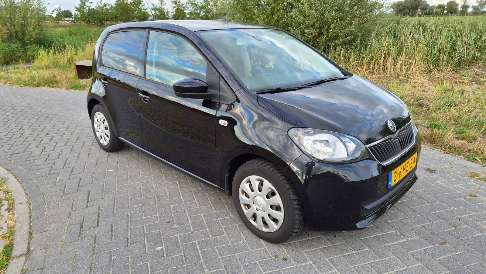 Skoda Citigo Up! Mii 1.0  2013 Vol met mooie opties!, Voorwielaandrijving, Stof, Zwart, 840 kg