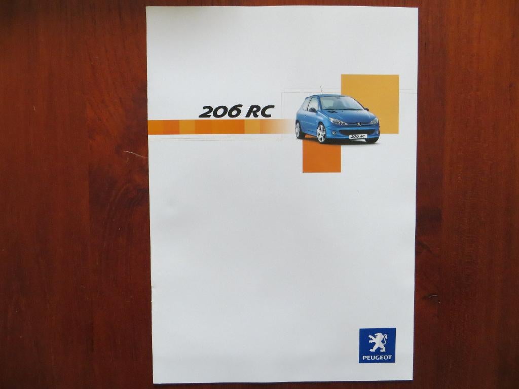 exclusief: Peugeot 206 RC (sept. 2003), Ophalen of Verzenden, Nieuw, Peugeot