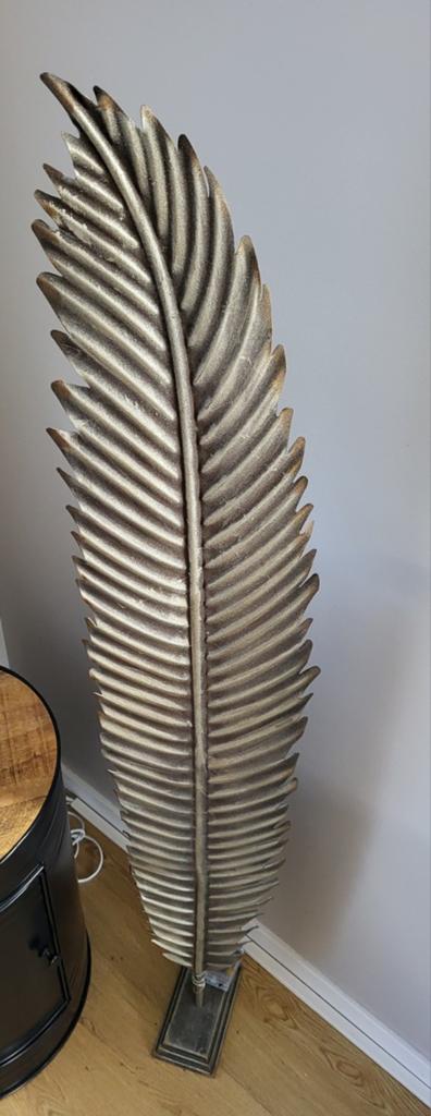 Decoratie palmblad, Ophalen, Boho, Zo goed als nieuw, Goud