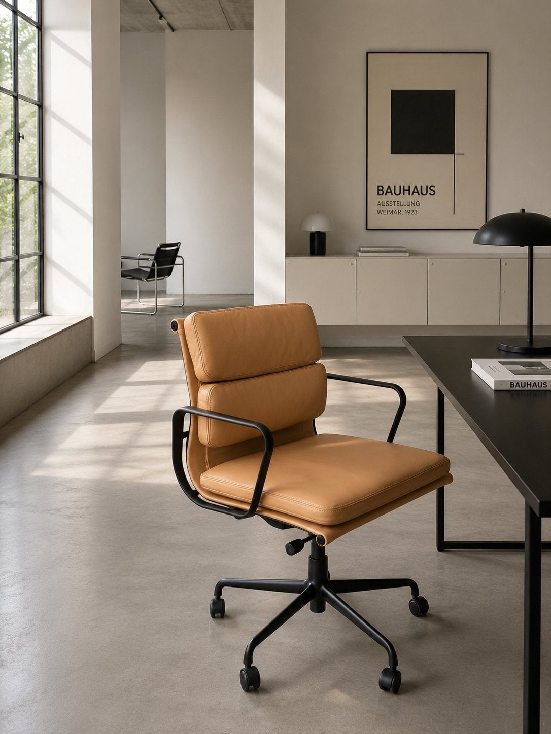 Nieuwe Vitra EA 217 softpad 30 jaar garantie, Huis en Inrichting, Vitra, Bruin, Nieuw, Ophalen of Verzenden