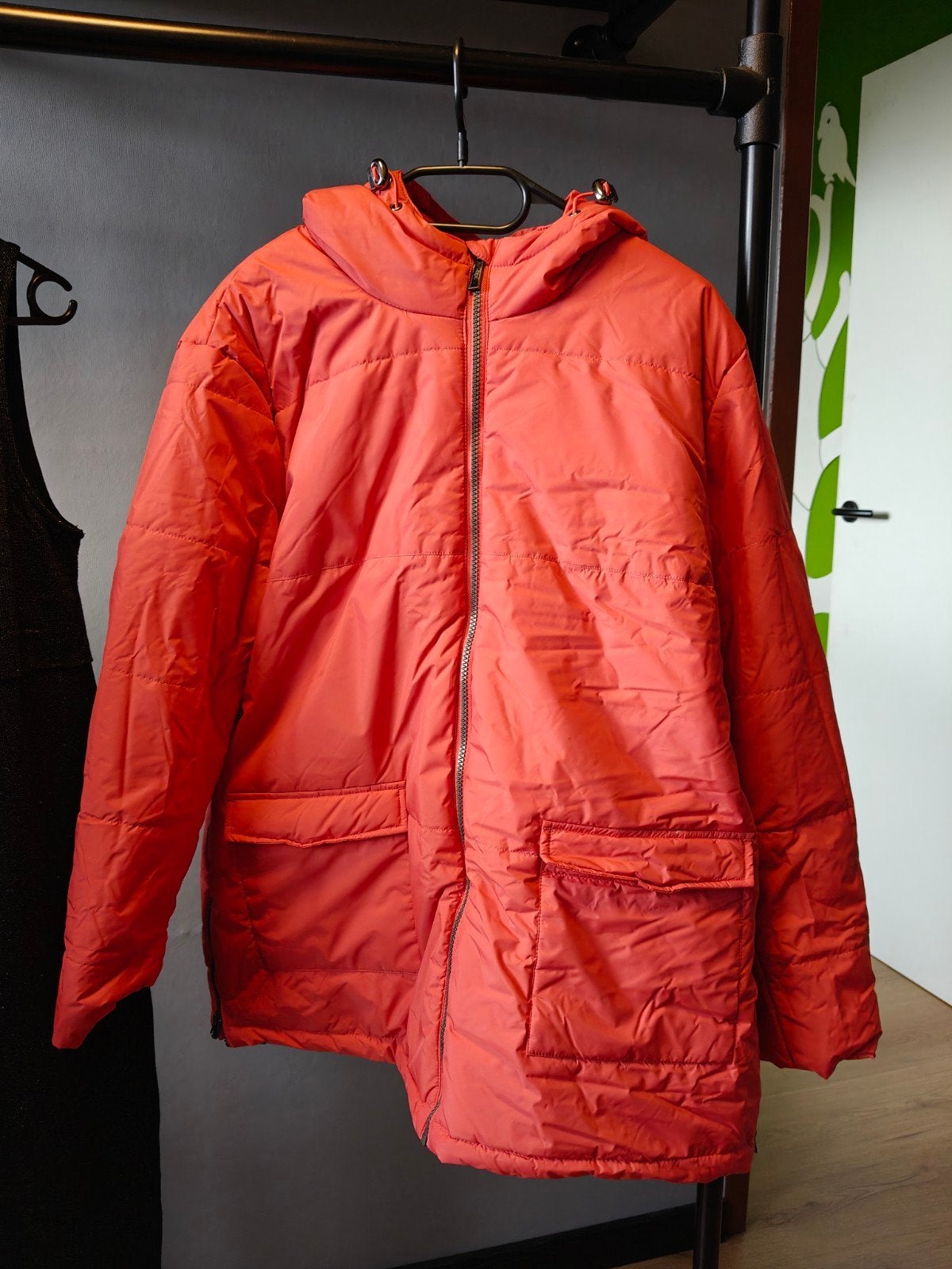 Zwangerschapsjas - maat 42, Ophalen, Zo goed als nieuw, Maat 42/44 (L), Oranje