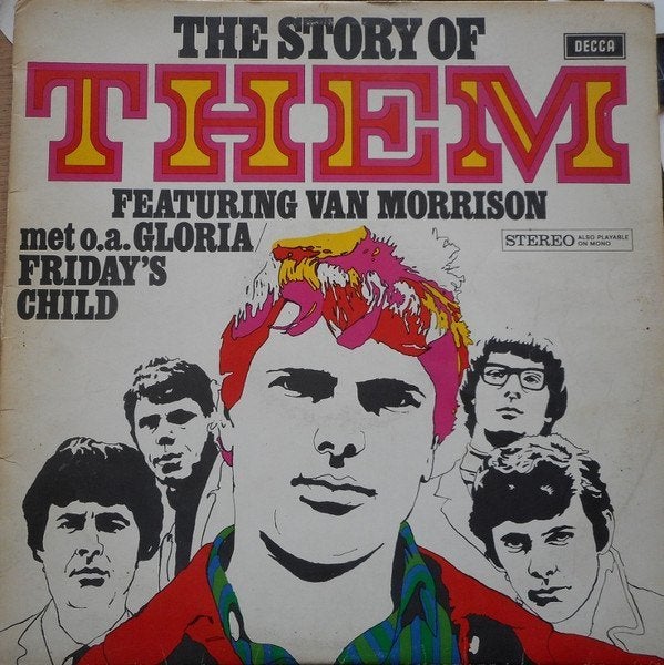 lp,Them Featuring Van Morrison – The Story Of Them, Ophalen of Verzenden, Gebruikt, 12 inch, Poprock
