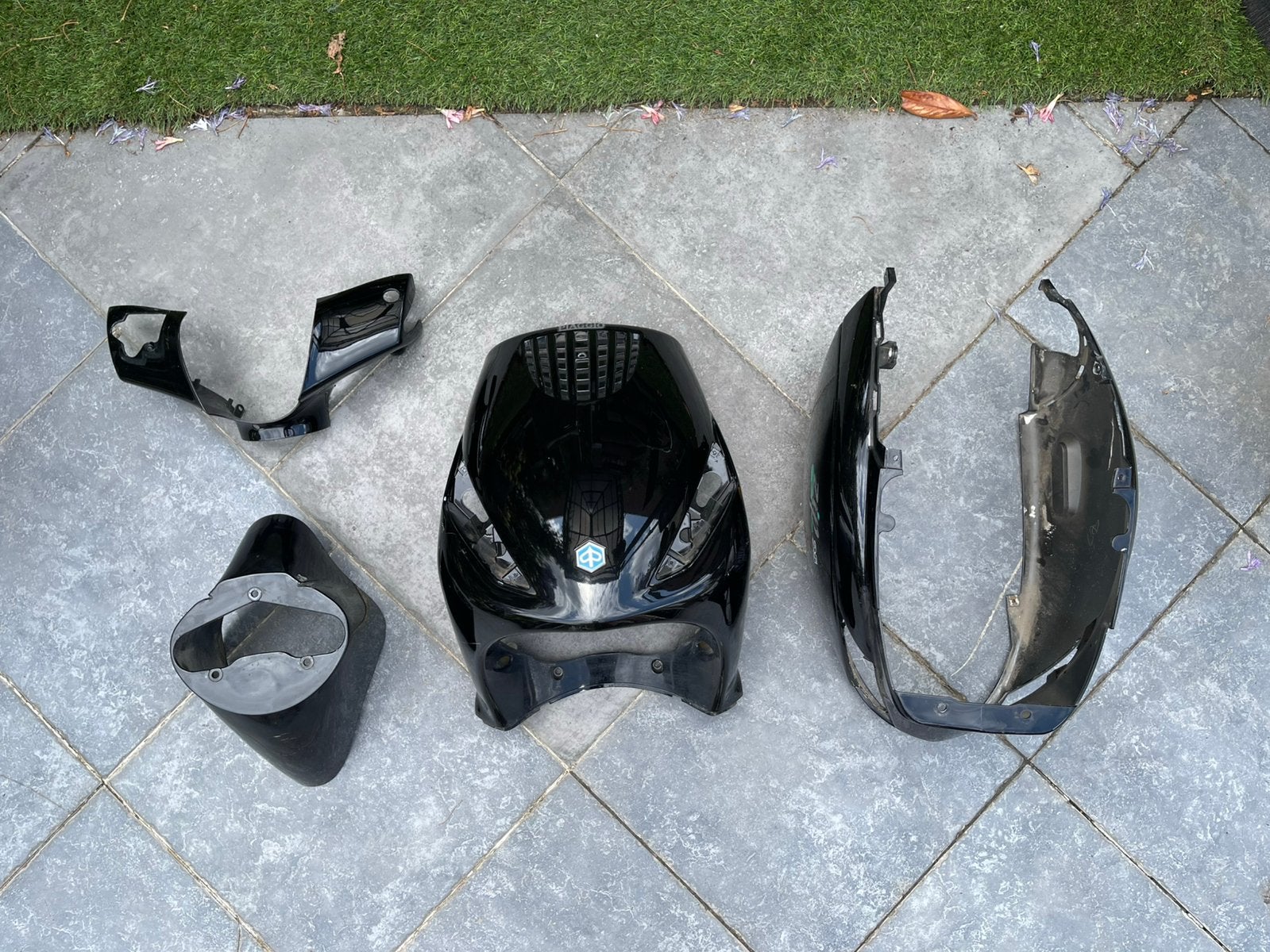 Piaggio zip kapenset zwart, Fietsen en Brommers, Brommeronderdelen | Scooters, Ophalen of Verzenden, Gebruikt, Kap, Piaggio