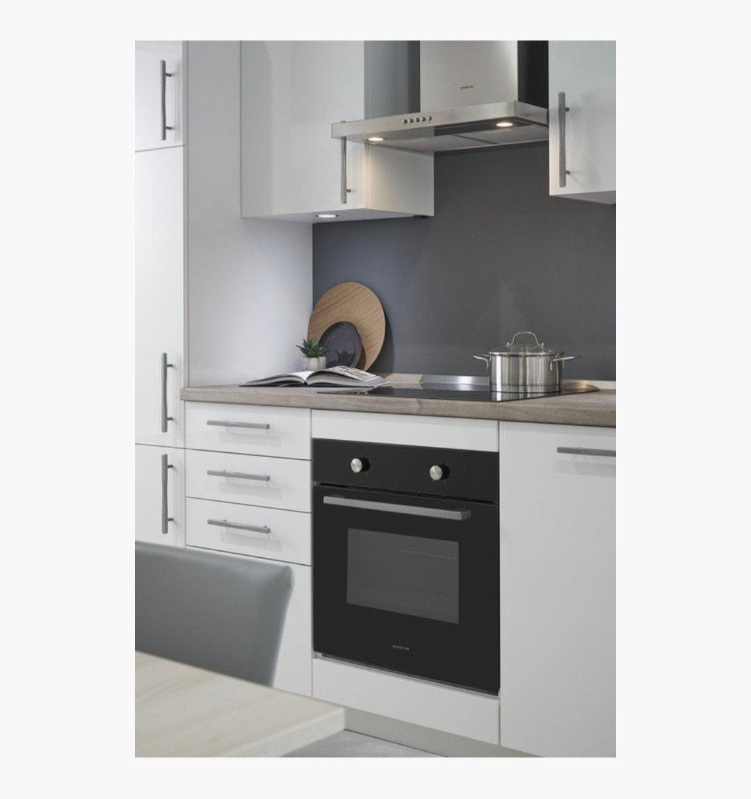 Inventum Inbouw Oven - Compact en Efficiënt, Ophalen, Gebruikt, Oven, Hete lucht