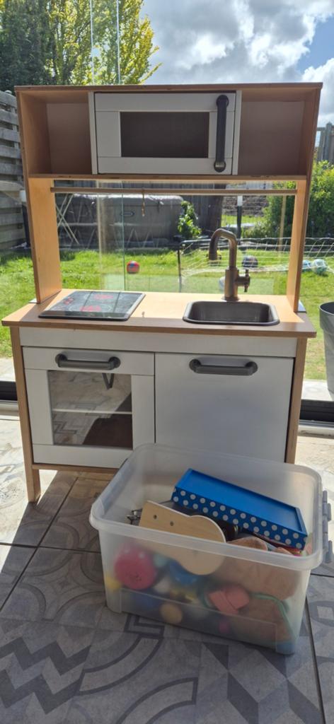 Ikea Speelkeuken met accessoires, Ophalen, Gebruikt, Hout, Speelkeuken