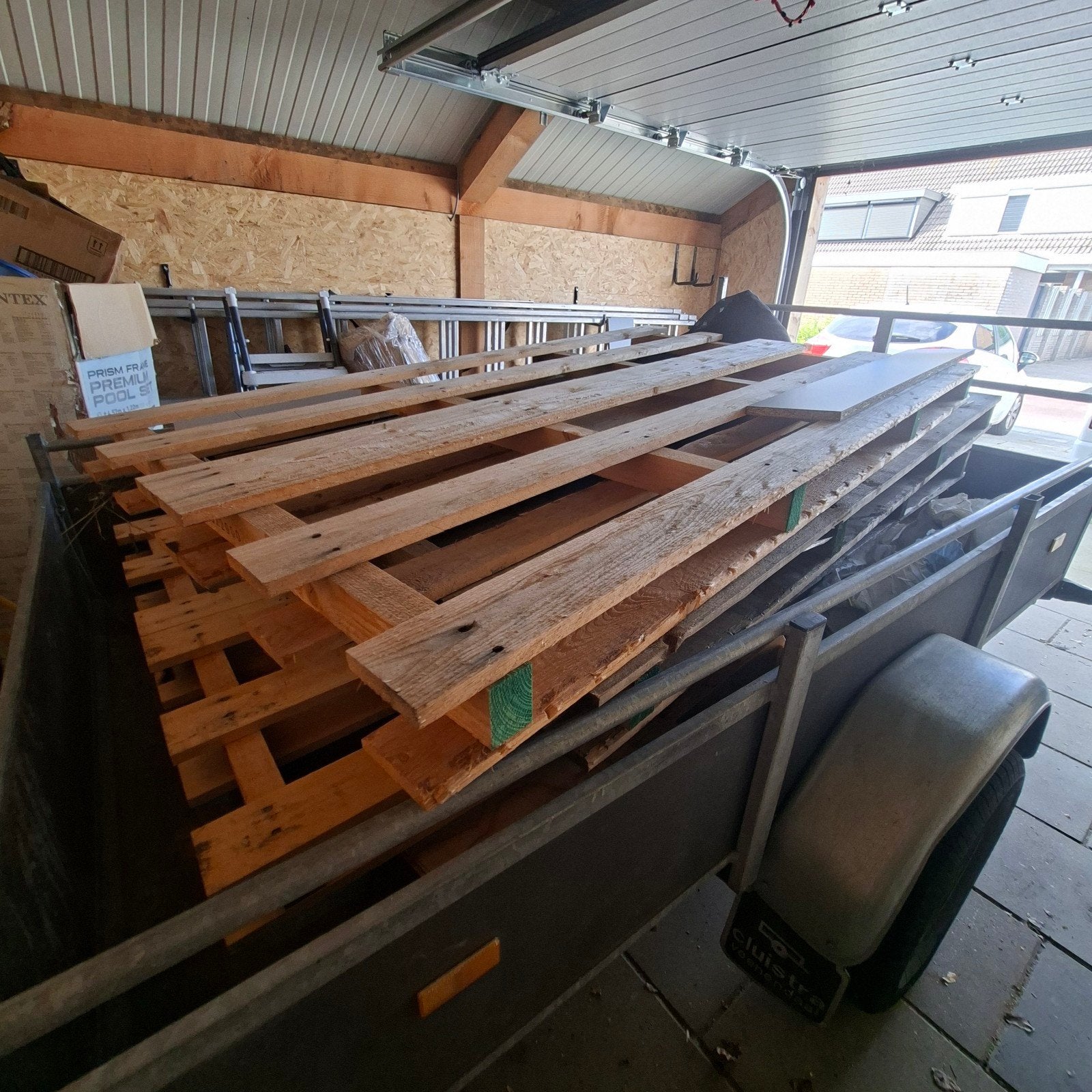 Pallets, Ophalen, Nieuw, 200 tot 250 cm, Overige houtsoorten