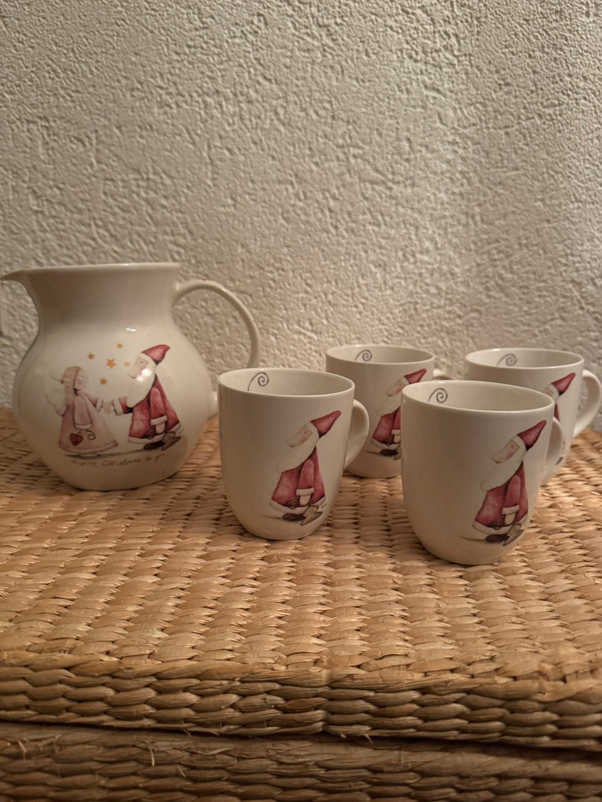 Jet ter Steege kerst servies merry christmas to you, Ophalen of Verzenden, Zo goed als nieuw, Aardewerk, Overige stijlen