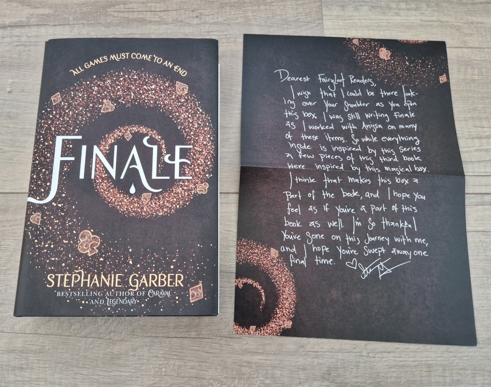 Fairyloot finale stephanie garber gesigneerd hardcover boek, Boeken, Ophalen of Verzenden, Zo goed als nieuw