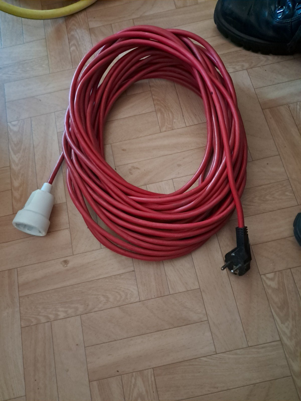 Verlengsnoer 18m, PVC, waterdicht, randaarde voor buiten, Ophalen, Zo goed als nieuw