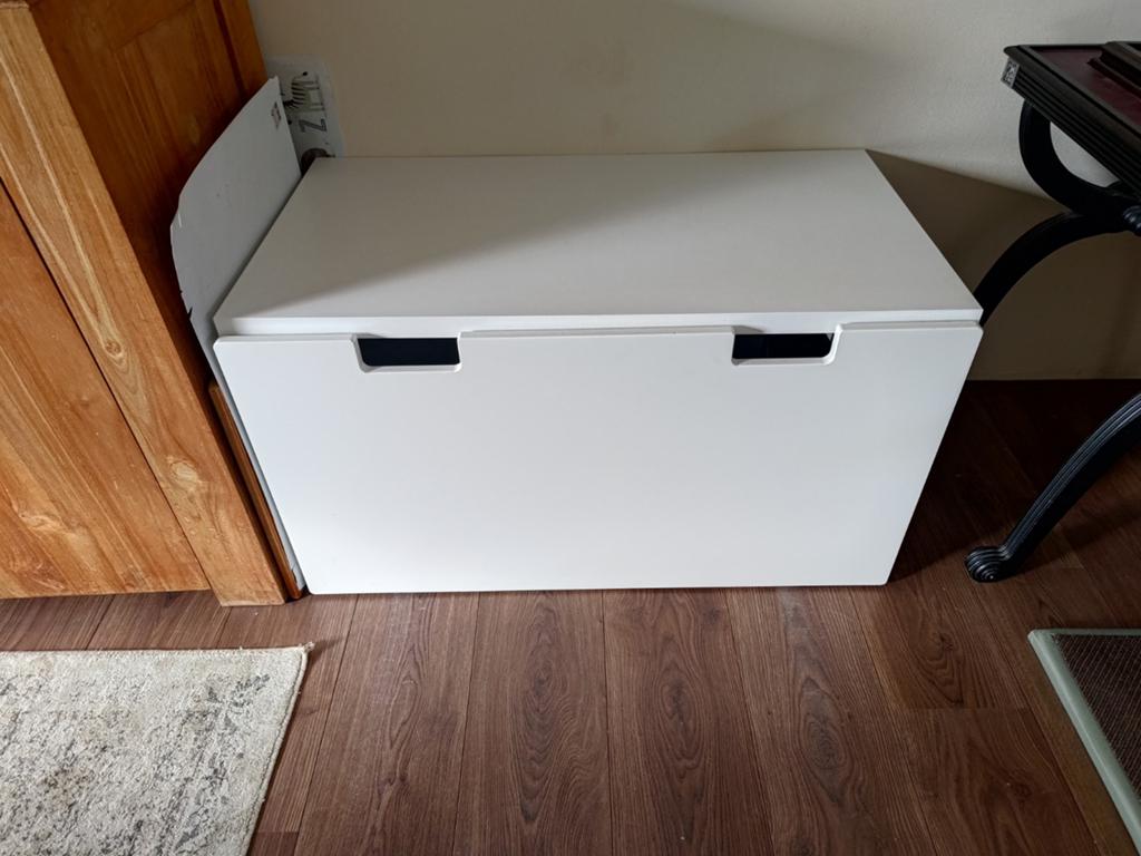 Ikea kast met lade - wit, met gebruikerssporen, Ophalen, Gebruikt