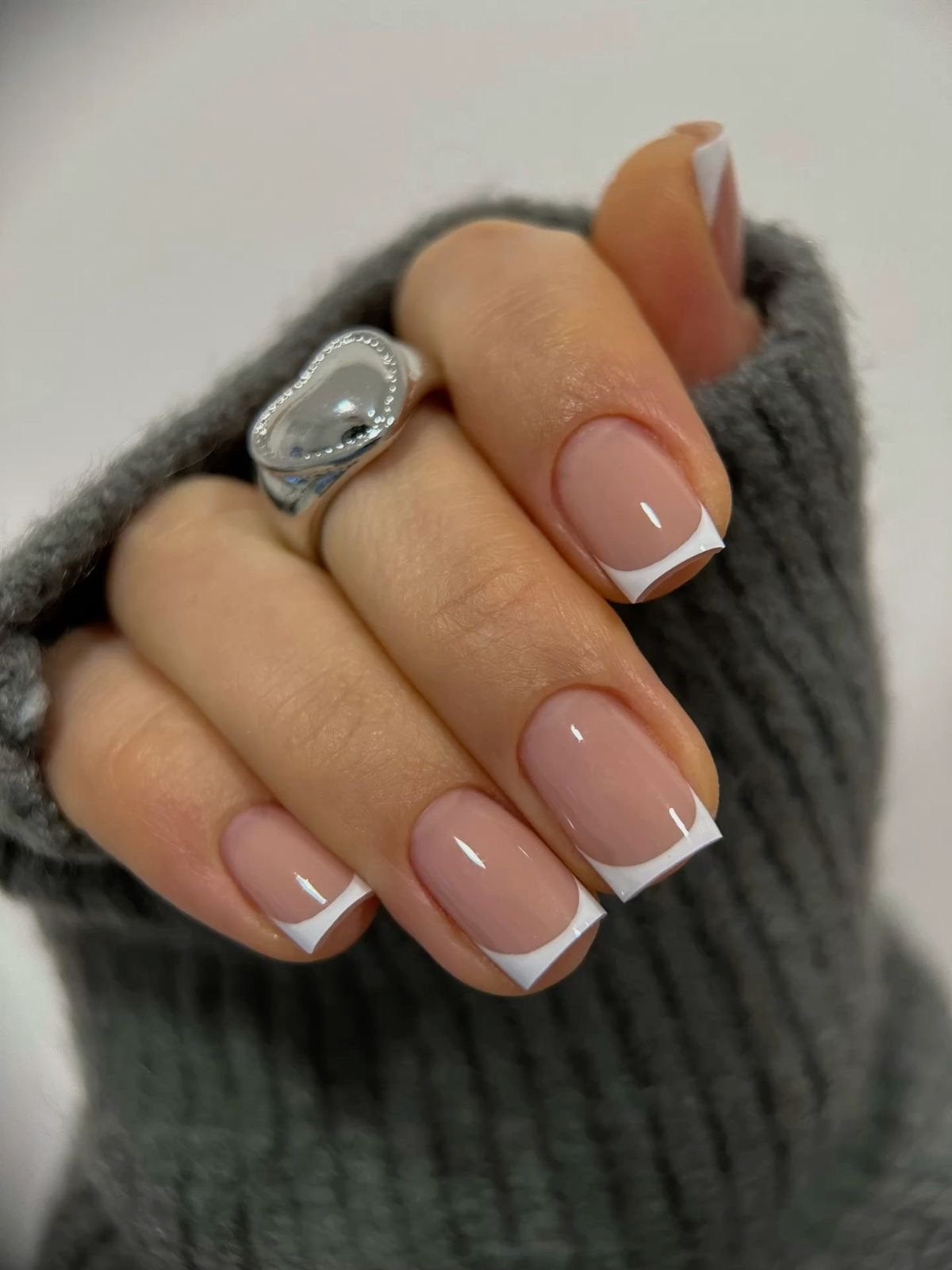 Eigen nagels manicure bıab en french, Ophalen, Nieuw, Wit, Handen en Nagels