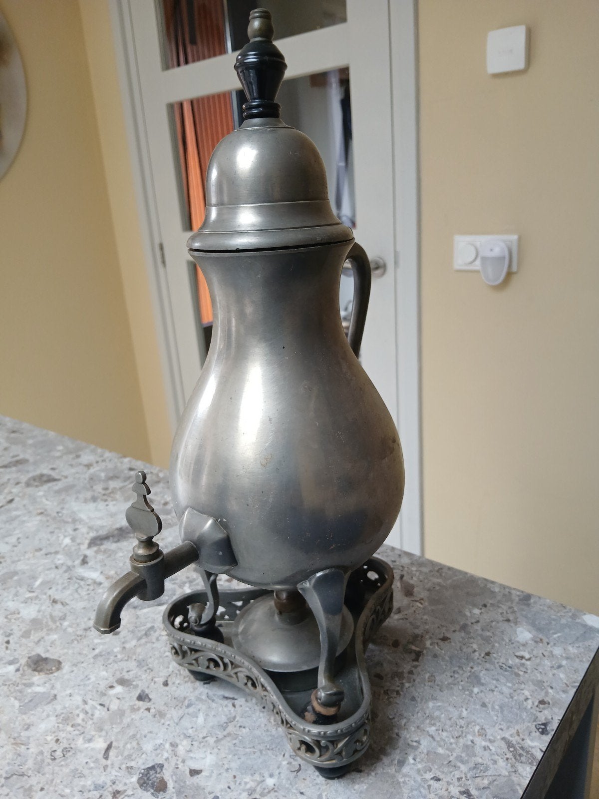Oude, tinnen koffiekan, Ophalen of Verzenden