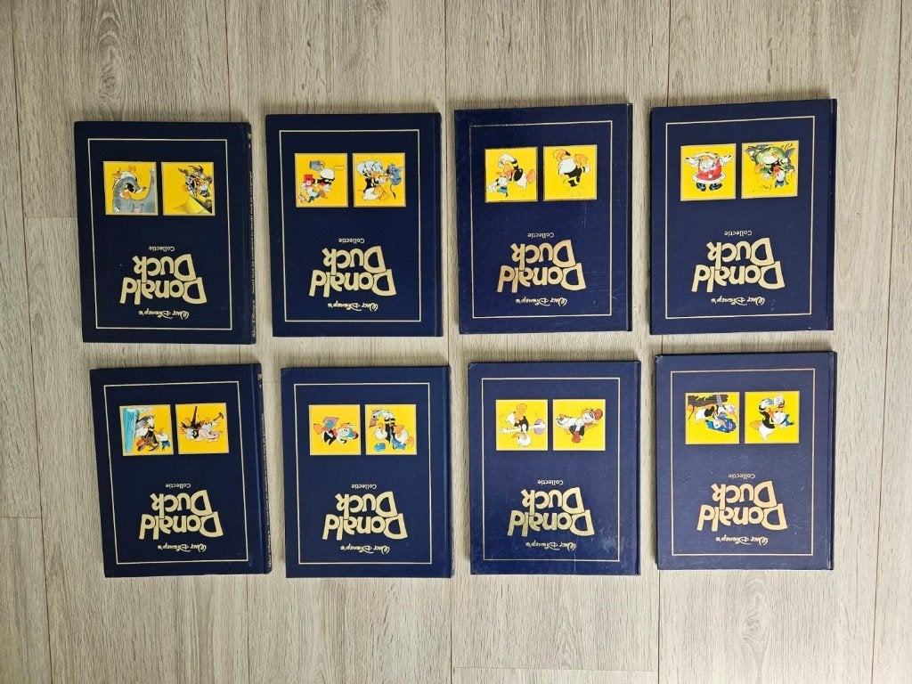 Donald Duck Collectie – AD 2009 – delen 1 t/m 8 + deel 9, Meerdere stripboeken, Ophalen of Verzenden, Zo goed als nieuw