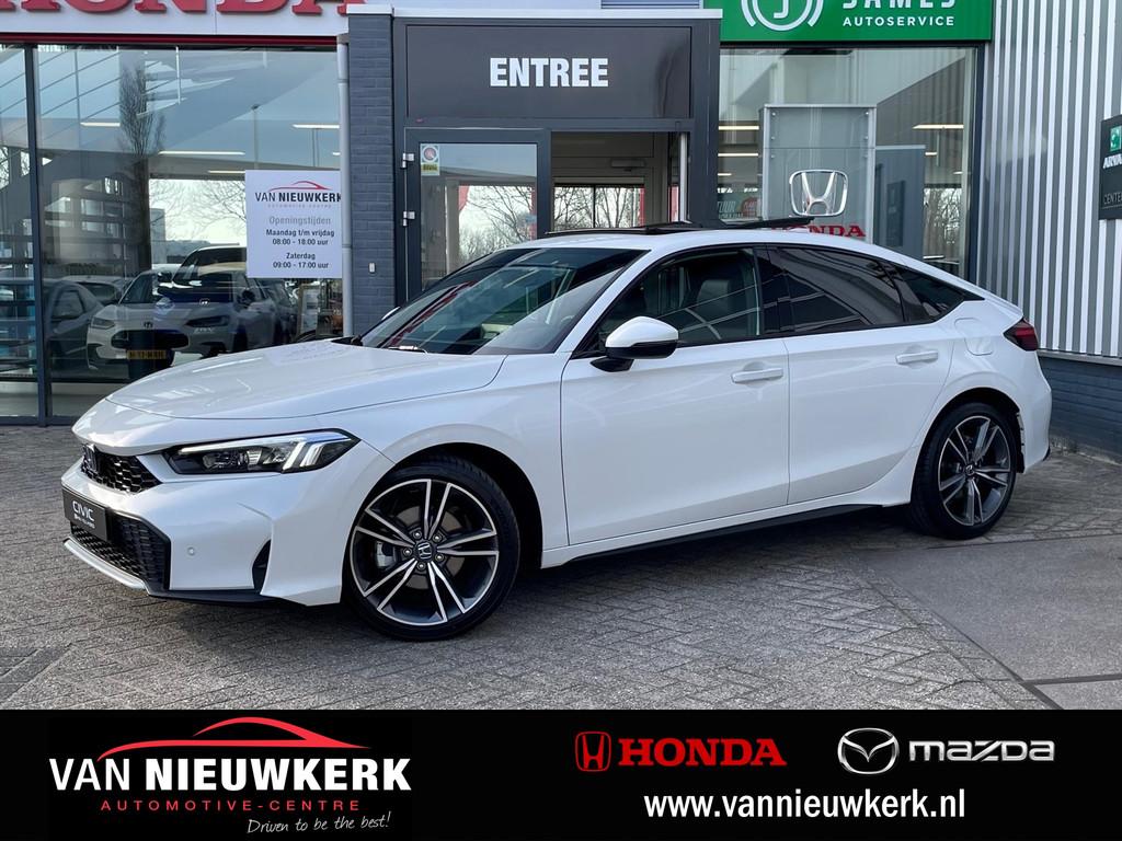 HONDA Civic 2.0 HYBRID 184PK Automaat Advance | Panoramadak, Auto's, Honda, Bedrijf, Te koop, Civic, ABS, Achteruitrijcamera, Adaptive Cruise Control