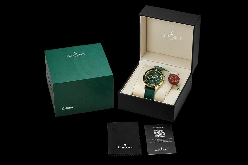JACOB ZECH HEREN HORLOGE, Ophalen of Verzenden, Nieuw, Zwart, Android