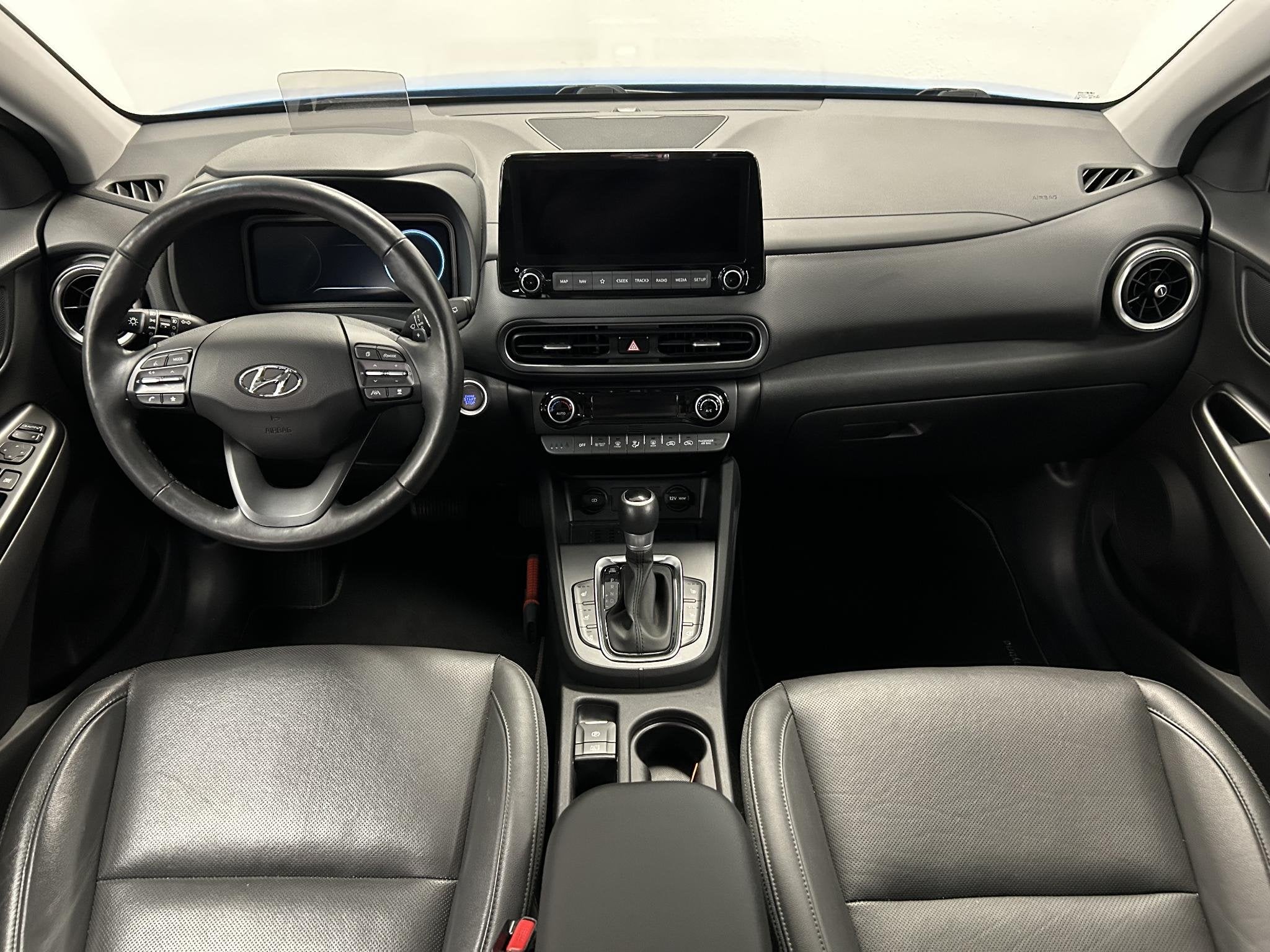 Hyundai Kona 1.6 GDI HEV Premium | HUD | NAVI | CAMERA | LED, Auto's, Dealer onderhouden, Gebruikt, Euro 6, 2 kWh